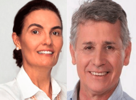 Profa. Magaly e Prof. Coca