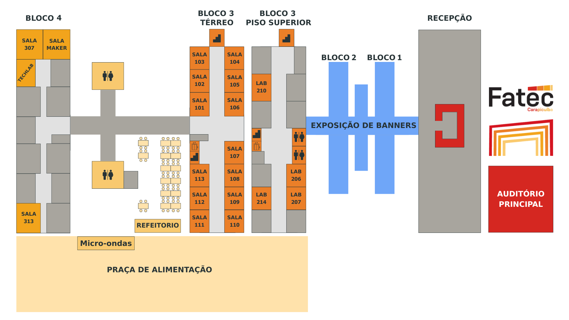 Mapa do Evento