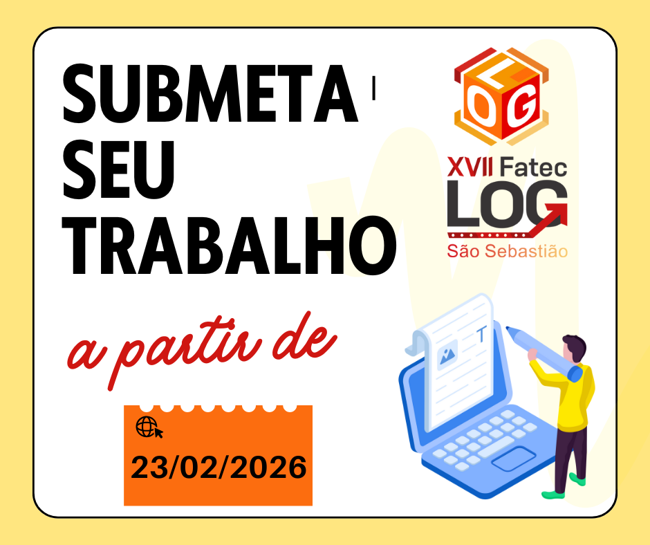 FatecLog 2026 - Abertura para submissões em 23/02/2026