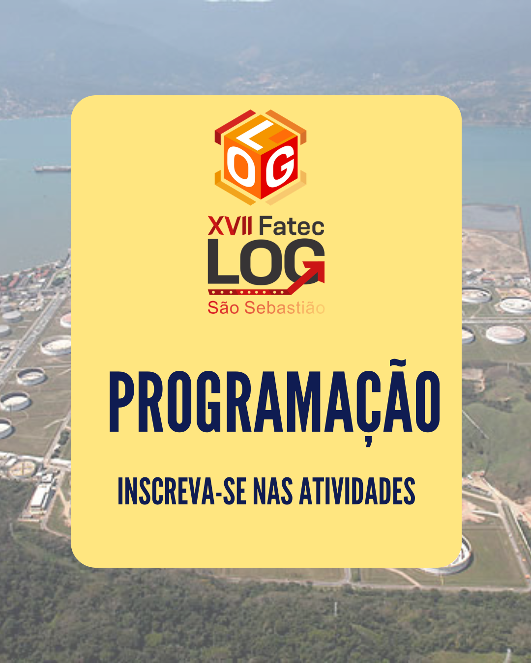 Programação do XVII FatecLog 2026 já está disponível: garanta sua participação nas palestras, oficinas e visitas técnicas