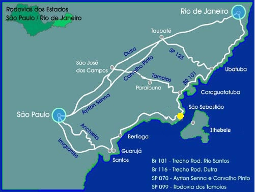 Mapa de São Sebastião